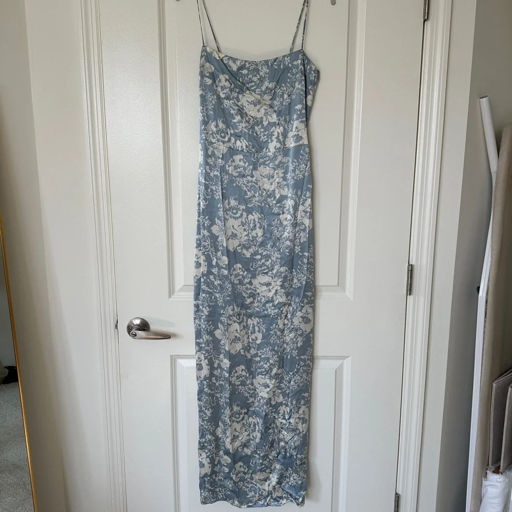 Reformation Blue Floral Maxi Dress - Picture 4 of 6